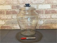 BOX LOT: MUTUAL BISCUIT COMPANY GLASS CONTAINER