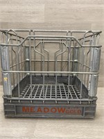 1972 Meadow Gold Milk Crate