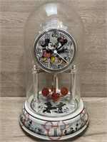 Disney Pendulum Anniversary Clock Glass Dome -