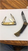 Buck skinner and a ranger knife