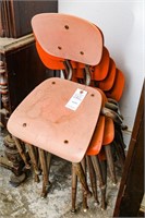 7 Vintage Child's Chairs - Metal and Plastic