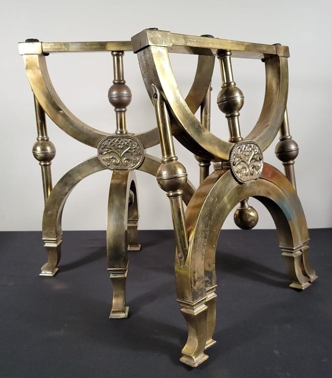 Brass Fold Out Infant Coffin Stand