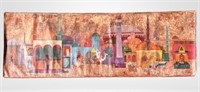 XL Middle Eastern Restaurant Oil Painting- 144x50"