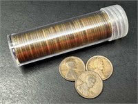 Teen Lincoln Cents G-F (50 coins)