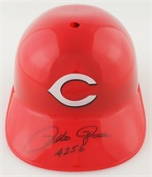 Autographed Pete Rose Reds Batting Helmet