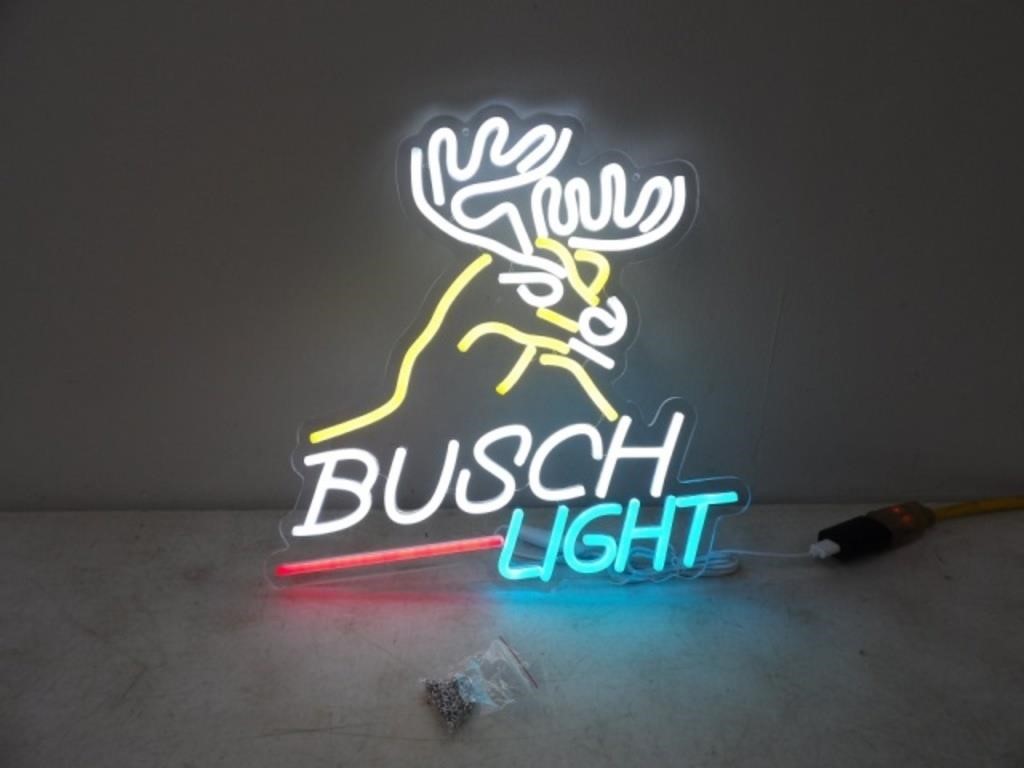 Busch Light Buck LED Sign 15x14.75