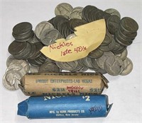 1940’s US Nickels - War Nickels Included