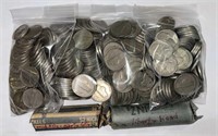 1950s -60s US Nickels -  Roughly $15 worth