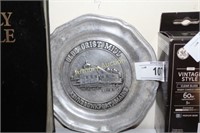 PEWTER PLATE