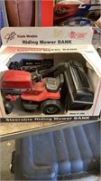 Lawn chief steerable riding mower bank in box