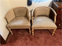 (2) Matching Occasional Chairs