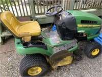 JOHN DEERE 135 AUTOMATIC RIDING MOWER