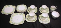 English Bell china part teaset