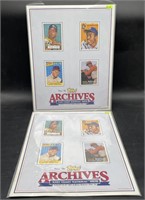 (J) Topps archives national show promo poster