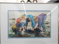 "Boys On The Beach" Framed Print