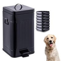 Dog Poop Trash Can with Lid for