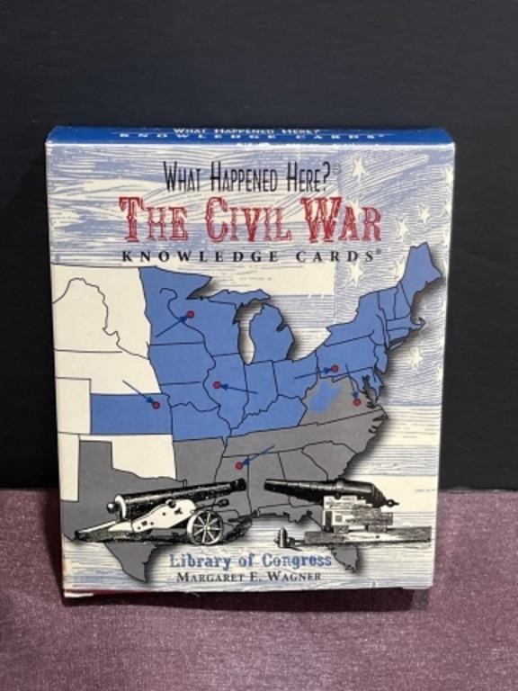 Sealed Civil war knowledge Cards