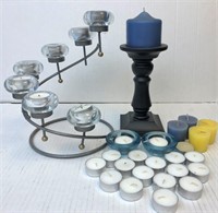 Candles, tea lights & holders