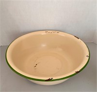 Large Enamelware Veggie Pan 14"