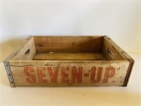Vtg Seven-Up Crate