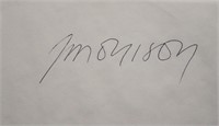 Jim Morrison signature slip