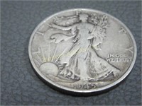 Silver 1945-S Walking Liberty Half Dollar