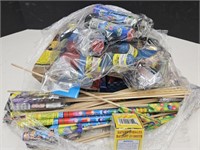 NO SHIPPING!  Assorted Lot of Fire Works SEE PICS