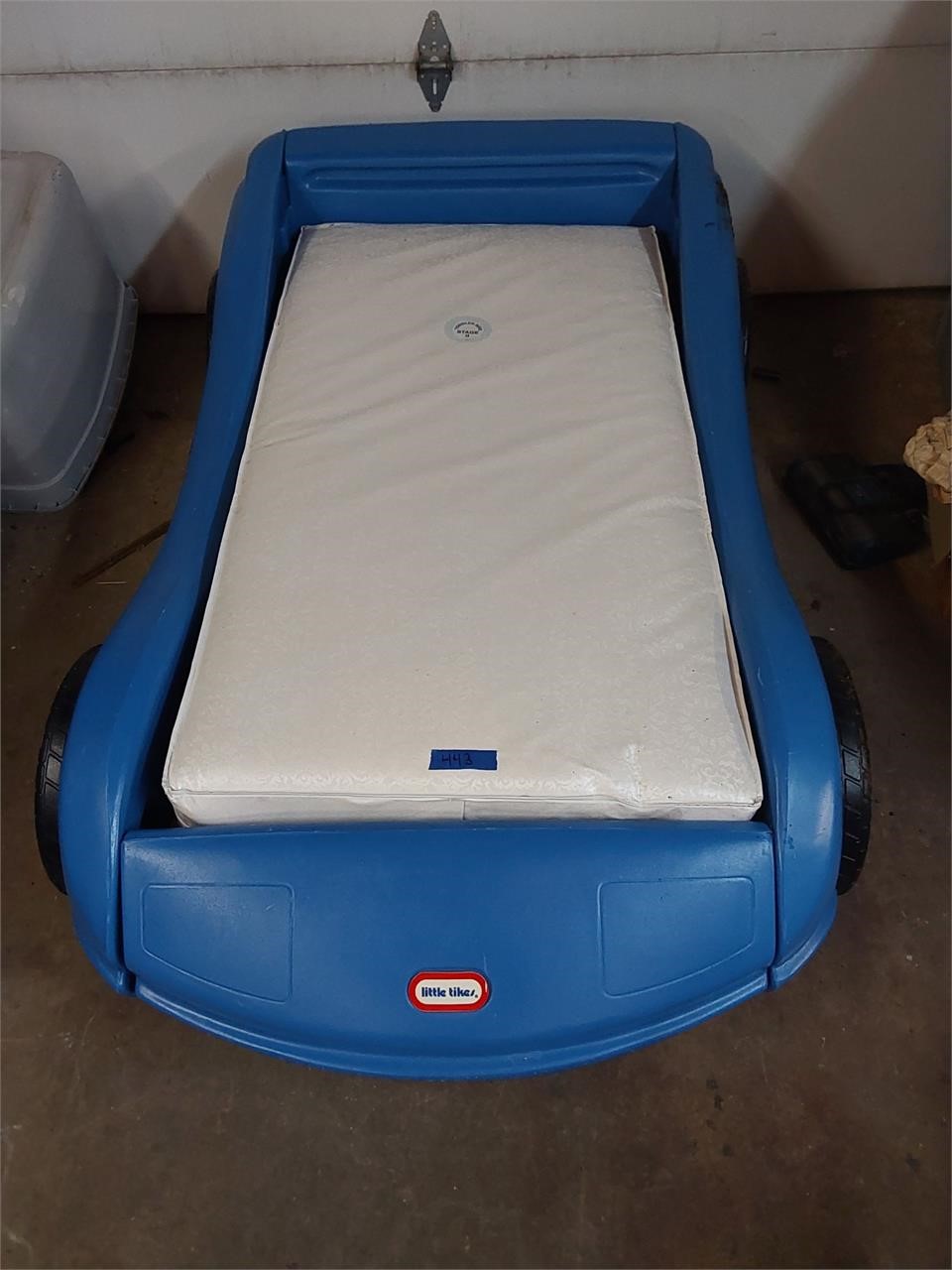 Little Tikes Car Bed with mattress