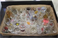 Lot of over 50 shot Glasses