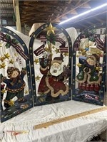 Metal Christmas Fire Screen