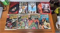 Comic book silver surfer lot of 9