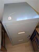 2 Drawer Lateral File Cabinet Metal w/ Key