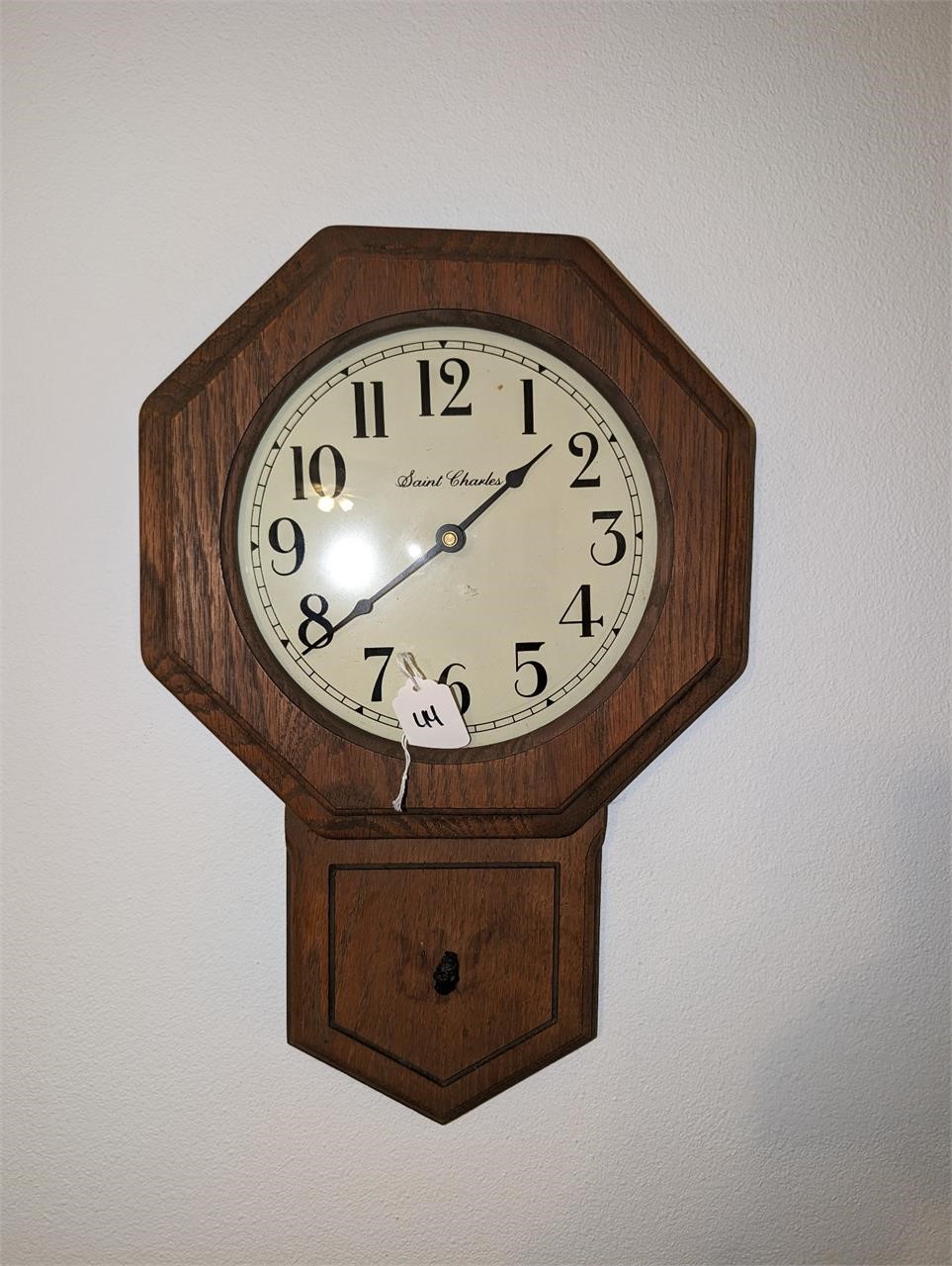 Wood Wall Clock Saint Charles