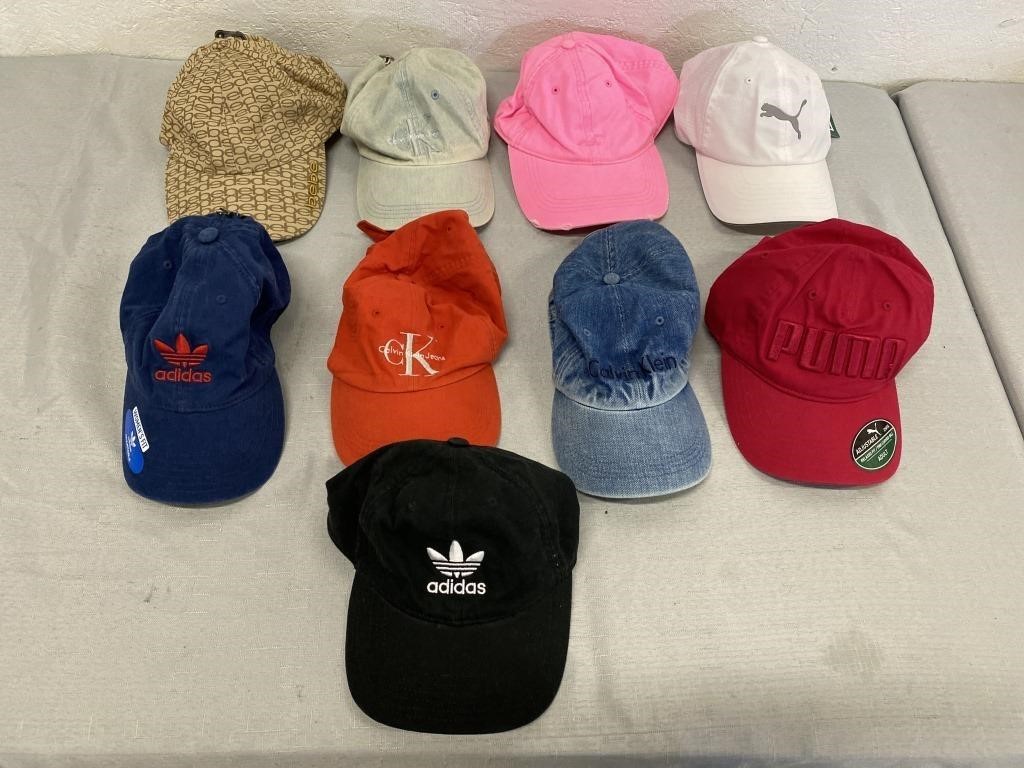 9 Assorted Hats New & Used