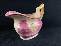 Antique Pink Lustreware Creamer