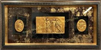 Roman wall plaque murale romaine, 12" x 28"