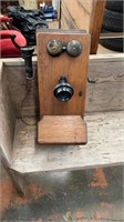 Antique Crank Wall Telephone