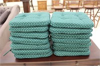 Green chair cushions