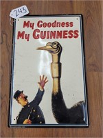 10"x15 Guinness sign