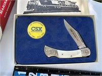 CSX Transportation 10 Anniversary knife