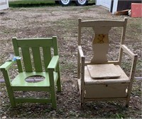 Vintage Potty Chairs