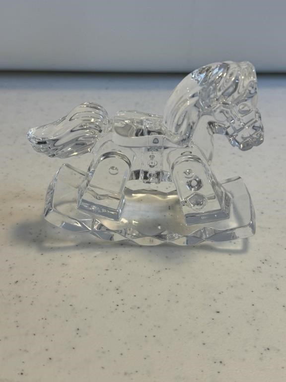 Crystal 24 Rocking Horse Figurine