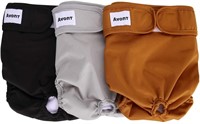 Avont [3 Pack] Washable Female Dog Diapers Medium