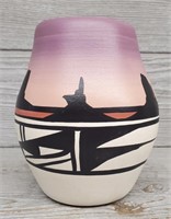 Southwest Pottery Vase Signed by Leroy
