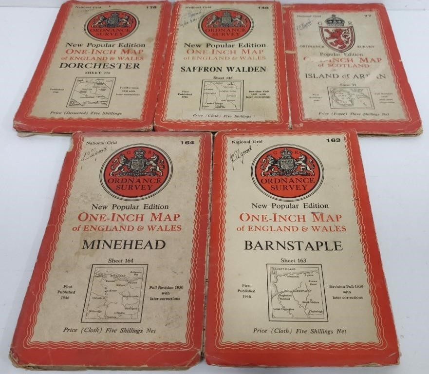 Vintage 1" Maps