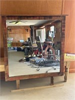 Large framed mirror approximately 41.5W x 48L