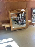 Large framed mirror approximately 50W x 43.5L