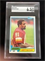 1981 Topps Art Monk Rookie  SGC 6.5