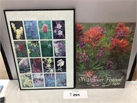 WILDFLOWER POSTER, AND WILDFLOWER FESTIVAL POSTER