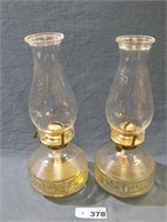 Pair of Oil Lamps